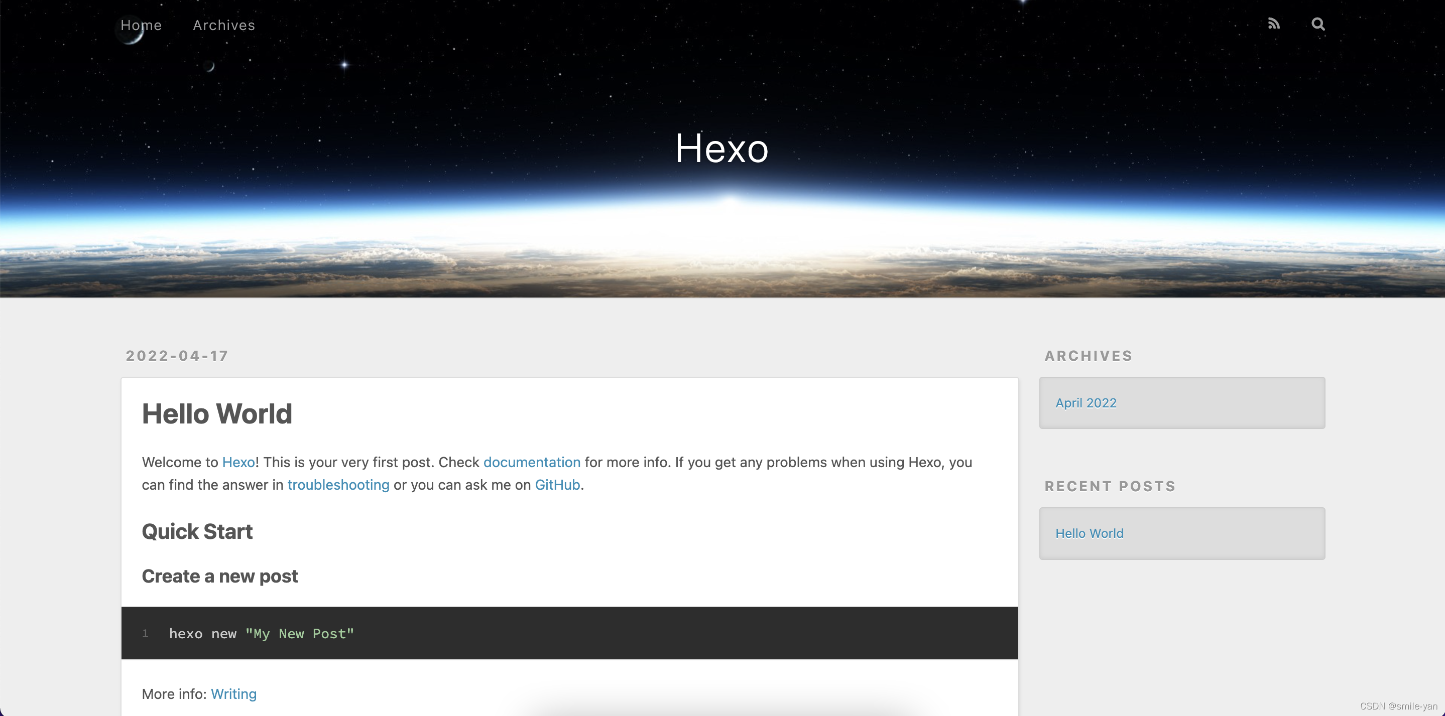 零成本Hexo个人博客搭建教程